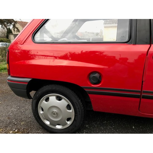 61 - 1992 Vauxhall Nova Merit
Registration number J293 EYA
Red with a grey interior
Just over 35,000 reco... 
