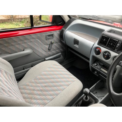 61 - 1992 Vauxhall Nova Merit
Registration number J293 EYA
Red with a grey interior
Just over 35,000 reco... 