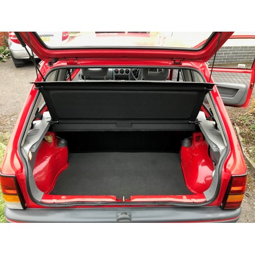 61 - 1992 Vauxhall Nova Merit
Registration number J293 EYA
Red with a grey interior
Just over 35,000 reco... 