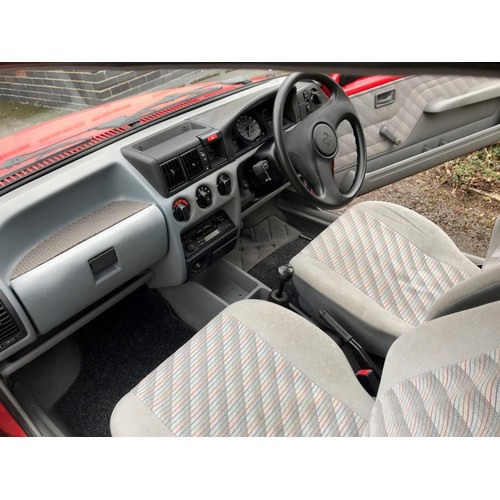 61 - 1992 Vauxhall Nova Merit
Registration number J293 EYA
Red with a grey interior
Just over 35,000 reco... 