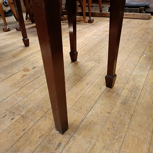 1019 - A mahogany sideboard, 148 cm wide and a mahogany corner cabinet, 70 cm wide