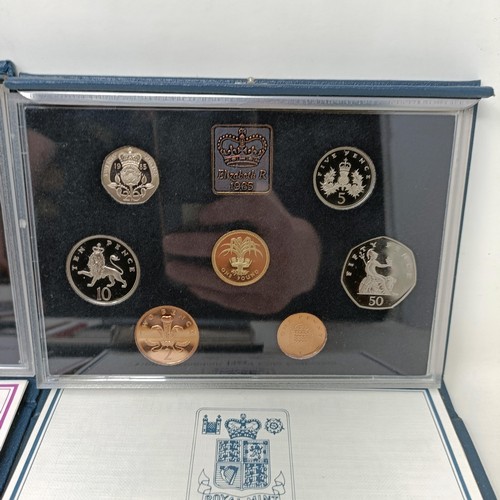 405 - A group of assorted year proof coin sets, various years, 1970 onwards, assorted other coins and a sm... 