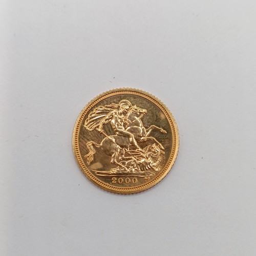 388 - A Queen Elizabeth II half sovereign, 2000