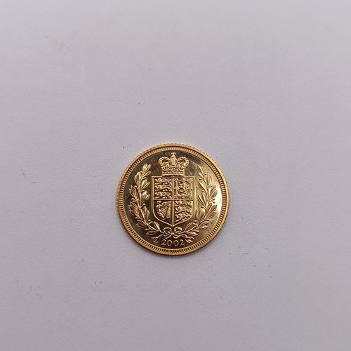 389 - A Queen Elizabeth II shield half sovereign, 2002