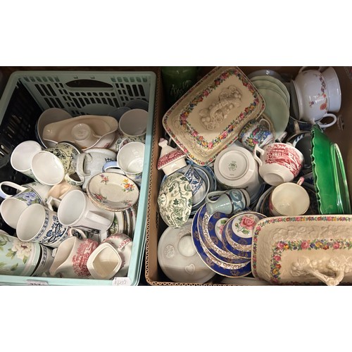 757 - Assorted ceramics (3 boxes)