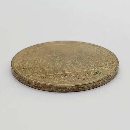 581 - A Trafalgar Medallion, dated Oct 21, 1805
Provenance: Sold on behalf of the SNCB Society charity