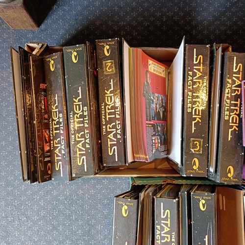 265 - Assorted Star Trek Fact Files, magazines and computer games (3 boxes)