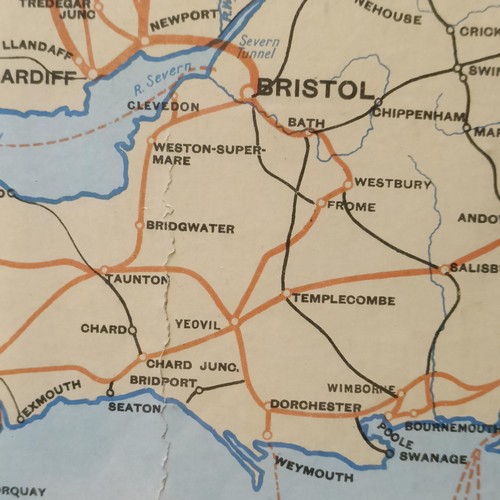 792 - A London & North Western and Caledonian Railway map, framed, 92 cm x 46 cm