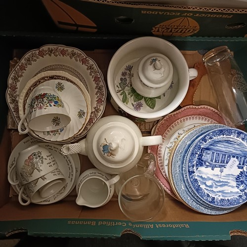 769 - A Wedgwood Beatrix Potter tea service, assorted ceramics and other items (4 boxes)