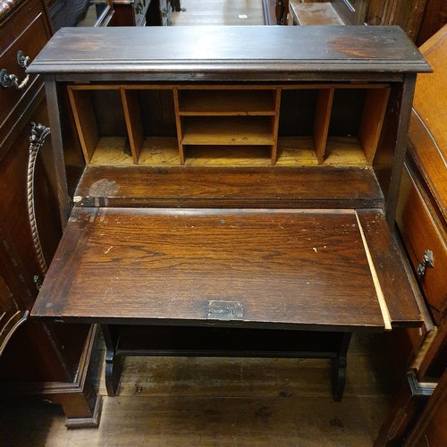 924 - Three African stools, and a student's bureau (4)