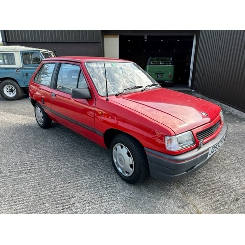 61 - 1992 Vauxhall Nova Merit
Registration number J293 EYA
Red with a grey interior
Just over 35,000 reco... 