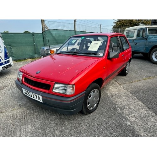 61 - 1992 Vauxhall Nova Merit
Registration number J293 EYA
Red with a grey interior
Just over 35,000 reco... 