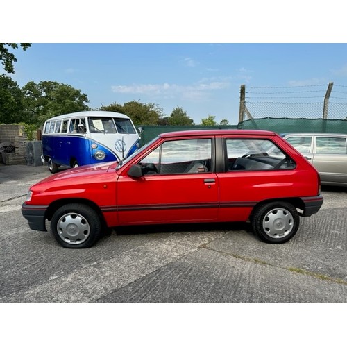 61 - 1992 Vauxhall Nova Merit
Registration number J293 EYA
Red with a grey interior
Just over 35,000 reco... 