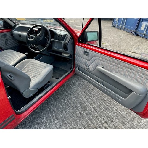 61 - 1992 Vauxhall Nova Merit
Registration number J293 EYA
Red with a grey interior
Just over 35,000 reco... 