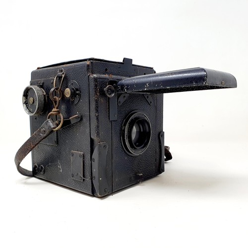 616 - An Ensign bellows camera, an Art Deco Agfa bellows camera, a Kodak bellows camera, an Ensign-Special... 