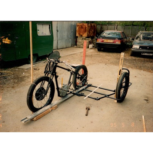 3 - 1930’s racing sidecar chassis, we understand it was originally fitted to a c. 1935 racing Internatio... 