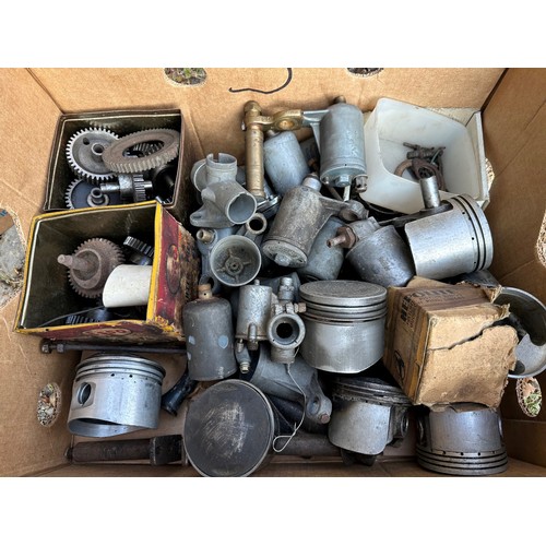 5 - Assorted carburettors and other parts   Provenance: From the estate of the late Dr George Cohen