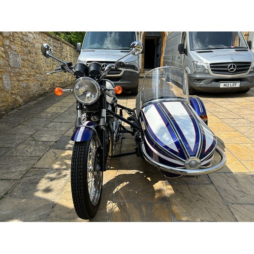 2002 Triumph Bonneville with Watsonian GP sidecar Registration