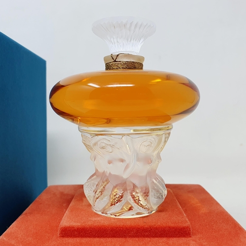 A Lalique limited edition perfume bottle, Les Sirens, 2001, with