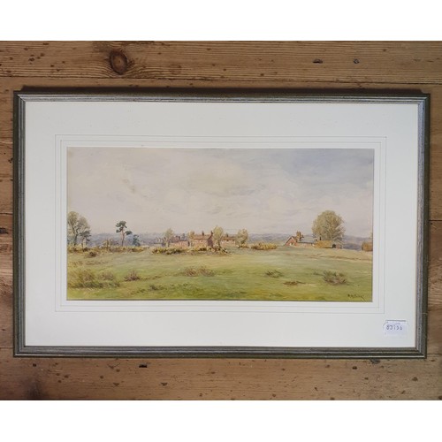 337 - Henry John Sage, Shalford, Surrey, watercolour, signed, 19 x 39 cm