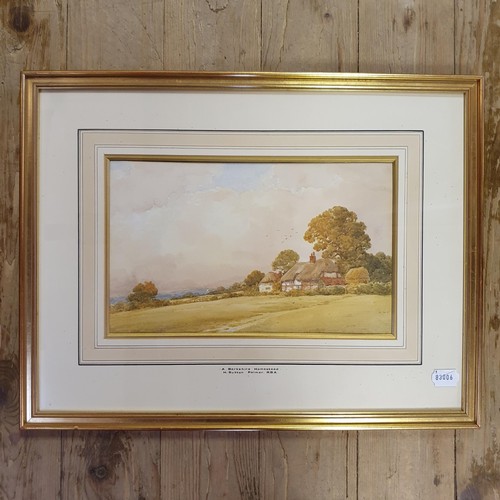 387 - Henry Sutton Palmer (British 1854-1933), a Berkshire Homestead, watercolour, signed, 22 x 33 cm