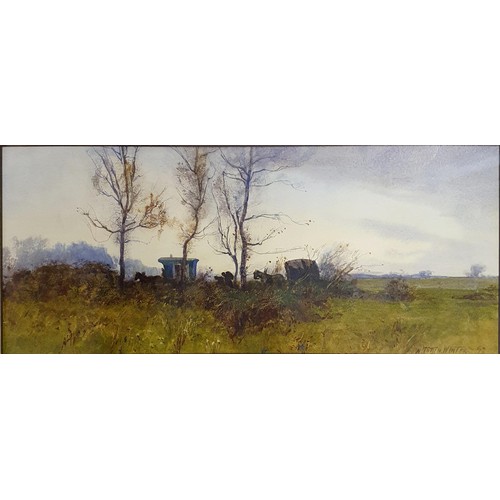 391 - William Tatton Winter (British 1855-1925), Over The Heath, watercolour, signed and dated 1883, 18 x ... 