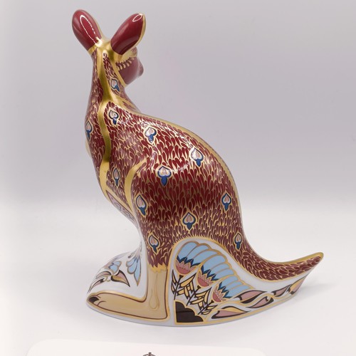 627 - A Royal Crown Derby limited edition paperweight, The Australian Collection, Kangaroo, edition of 200... 