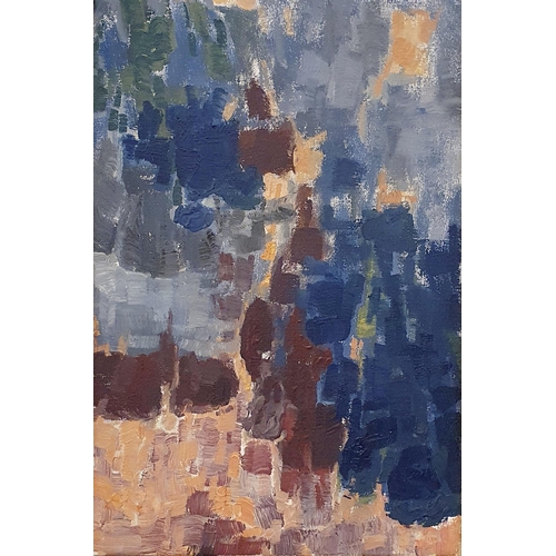 321 - 20th century, English school, abstract, oil on canvas, 33 x 22 cm