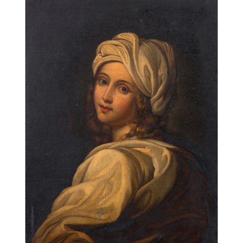 308 - After Guercino, a Sybil, oil on canvas, 62 x 49 cm