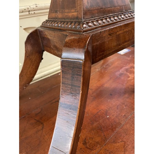 789 - A mahogany folding card table, 92 cm wide