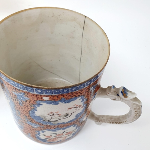 524 - A Chinese exportware mug, and assorted other ceramics (box)