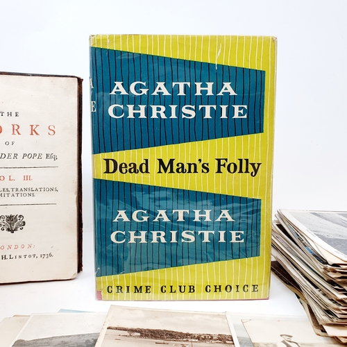 492 - Christie (Agatha), Dead Man's Folly, first edition, Pope (Alexander), The Works Of, Vol. III only, a... 