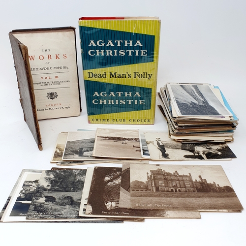 492 - Christie (Agatha), Dead Man's Folly, first edition, Pope (Alexander), The Works Of, Vol. III only, a... 