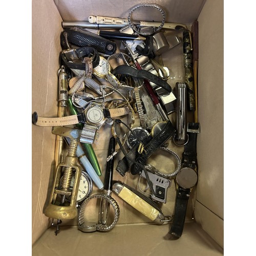 683 - Various dress watches, penknives and pens