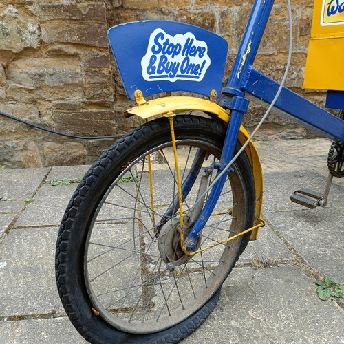 953 - An ice cream tricycle, with Walls Ice Cream livery