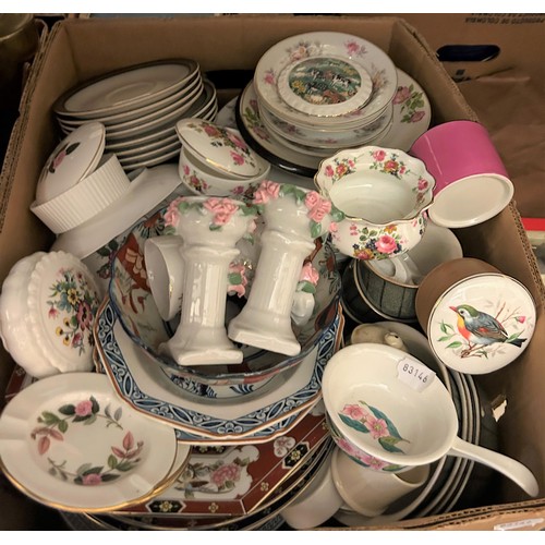 592 - Assorted ceramics (2 boxes)