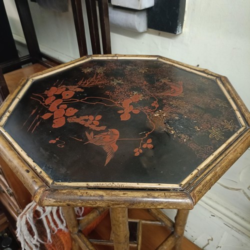 750 - A nest of three tables, a bamboo table, assorted furniture, two rugs, and various prints (qty)