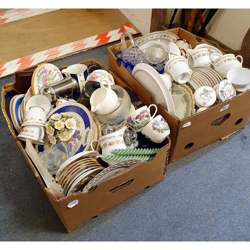 560 - Assorted  ceramics (2 boxes)