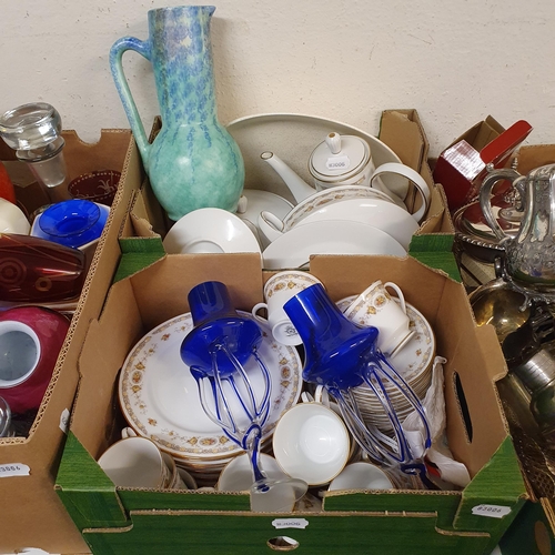 576 - Assorted ceramics, glass, cups and other items (7 boxes)