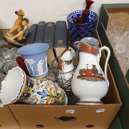 576 - Assorted ceramics, glass, cups and other items (7 boxes)