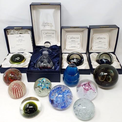 716 - Assorted Caithness paperweights (box)