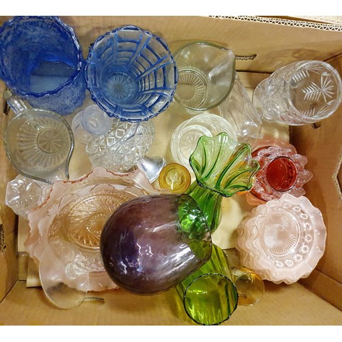 730 - Assorted glassware (2 boxes)