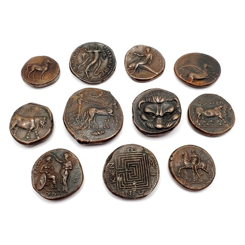 110 - A group of Greek, Sicilian and Syrian coins