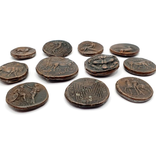 110 - A group of Greek, Sicilian and Syrian coins