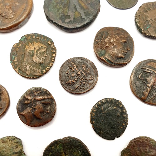 111 - A group of assorted Greek and Roman coins