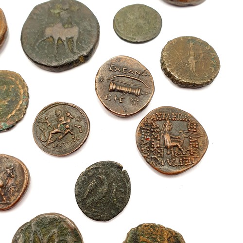 111 - A group of assorted Greek and Roman coins