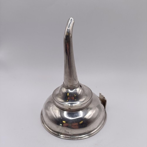 27 - A George III silver wine funnel, London 1789, 2.1 ozt, 11 cm high