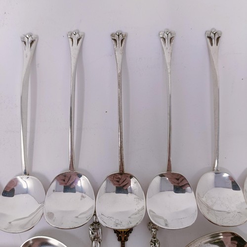 48 - Assorted silver and silver coloured metal spoons