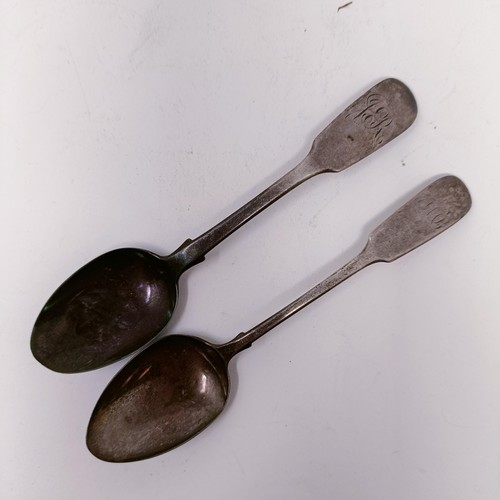 48 - Assorted silver and silver coloured metal spoons