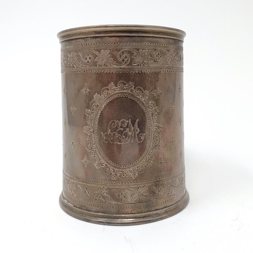 116A - A Victorian silver mug, 1869, 5.7 ozt